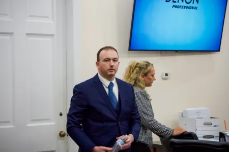 Cell phone data from burner phone maps out Andrew Griffin's travel